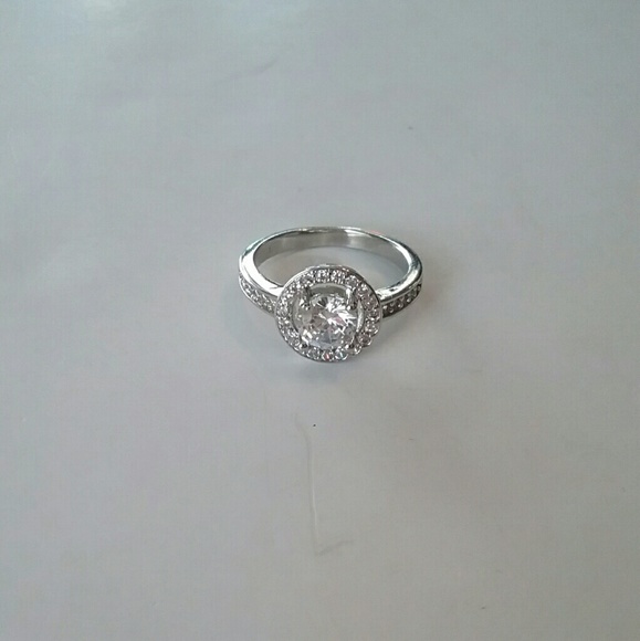 💕2 for $25💕Silver Plated CZ Ring - Picture 8 of 8